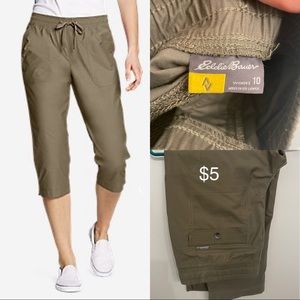 Closet clean-out, Eddie Bauer Capri pants, size 10
